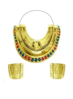 Ägypterin Kragen Und Armreifen