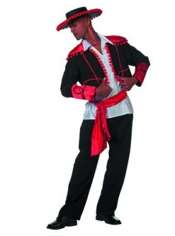 Argentinier Kostüm Schwarz Für Herren