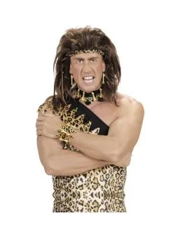 Armreif Aus Leopardenknochen Und -fell Für Erwachsene