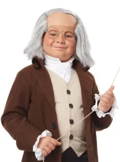 Benjamin Franklin Perücke Für Jungen