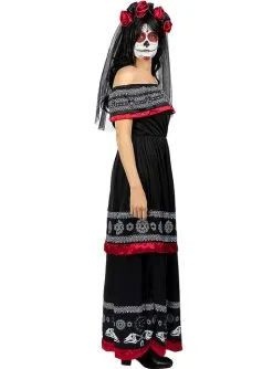 Dia De Los Muertos Kostüm Für Damen -Kulturen & Traditionen Verkäufe catrina kostum fur damen 4