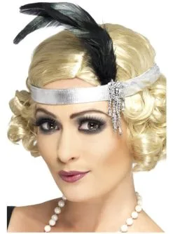 Charleston Haarband Silber