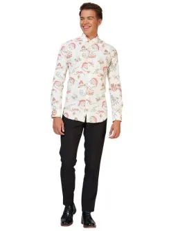 "Hohoholly" Weihnachtsmann Hemd - Opposuits