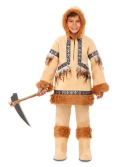 Eskimo Kostüm Braun Für Jungen