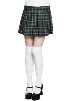 Grüner Schottenrock Für Frauen