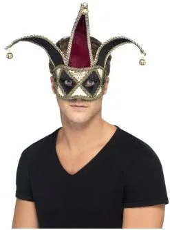 Venezianische Harlekin Augenmaske