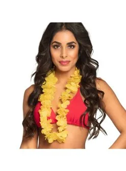 Hawaii Kette Gelb Für Erwachsene