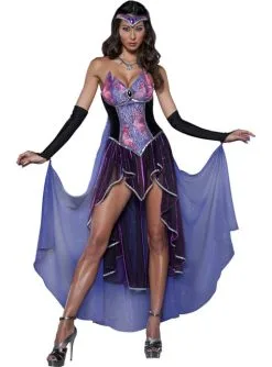 Hexenmeisterin Kostüm Deluxe Für Damen