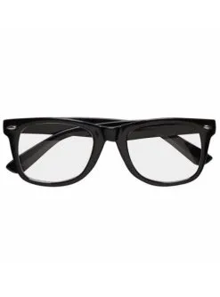 Hipster Brille Schwarz