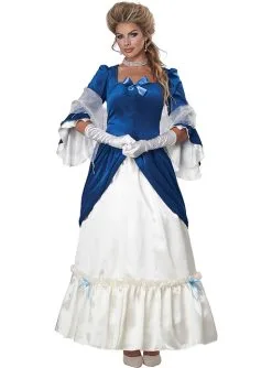 Kolonialzeit-Kostüm Elegant Für Damen