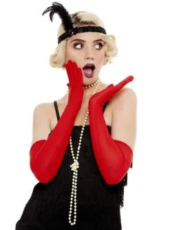 Lange Rote Handschuhe -Kulturen & Traditionen Verkäufe lange rote handschuhe 3