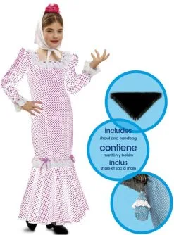 Madrider Arbeiter Kostüm Weiß Für Kinder