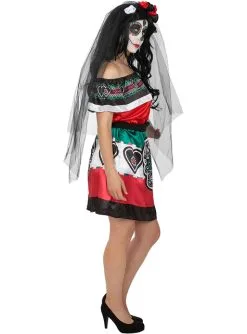 Mexikanisches Dia De Los Muertos Kostüm Für Damen 9 Mexikanisches Dia De Los Muertos Kostüm Für Damen -Kulturen & Traditionen Verkäufe mexikanisches catrina kostum fur damen 2