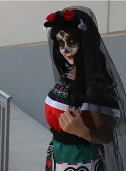 Mexikanisches Dia De Los Muertos Kostüm Für Damen 13 Mexikanisches Dia De Los Muertos Kostüm Für Damen -Kulturen & Traditionen Verkäufe mexikanisches catrina kostum fur damen 6