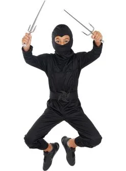 Ninja Kostüm Schwarz Für Jungen