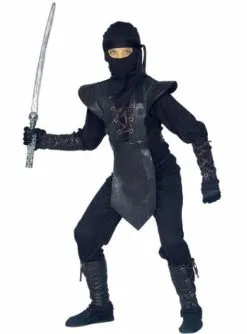 Ninja Krieger Kostüm Für Jungen Deluxe