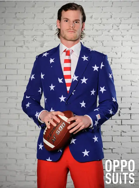 "Stars And Stripes" USA Flagge Anzug - Opposuits 2 "Stars And Stripes" USA Flagge Anzug - Opposuits – Bild 2