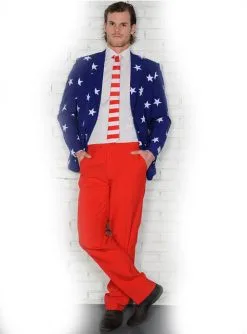 "Stars And Stripes" USA Flagge Anzug - Opposuits 7 "Stars And Stripes" USA Flagge Anzug - Opposuits -Kulturen & Traditionen Verkäufe opposuit stars and stripes anzug fur herren 2