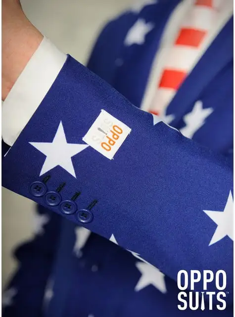 "Stars And Stripes" USA Flagge Anzug - Opposuits 4 "Stars And Stripes" USA Flagge Anzug - Opposuits – Bild 4