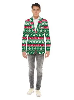 Weihnachtsjacke Grün - Opposuits