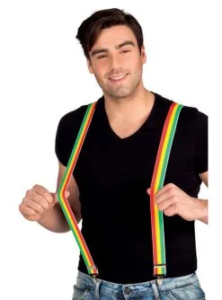 Rastafari Hosenträger Für Erwachsene