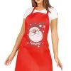 Rote Schürze Mit Weihnachtsbaum