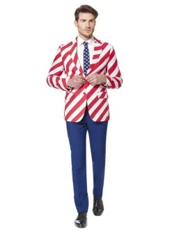 "United Stripes" USA Flagge Anzug - Opposuits