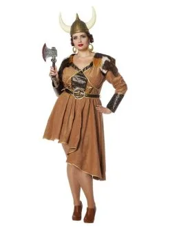 Wikingerin Kostüm Für Damen