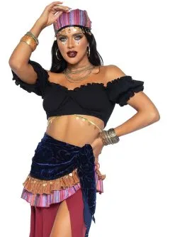 Zigeunerin Glaskugel Kostüm Für Damen -Kulturen & Traditionen Verkäufe zigeunerin glaskugel kostum fur damen 3