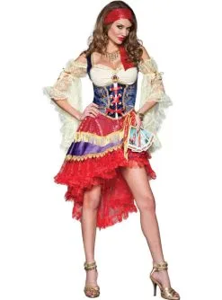 Zigeunerin Kostüm Deluxe Für Damen